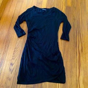 Express Ruched mini dress with tulip detail XS